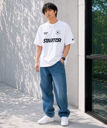 STARTER（スターター）の「STARTER スターター メンズ半袖Tシャツ デザインロゴ ゲームシャツ（Tシャツ/カットソー）」