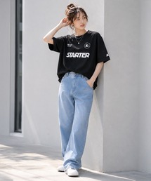 STARTER（スターター）の「STARTER スターター メンズ半袖Tシャツ デザインロゴ ゲームシャツ（Tシャツ/カットソー）」