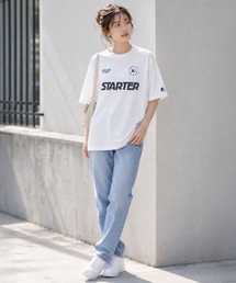 STARTER（スターター）の「STARTER スターター メンズ半袖Tシャツ デザインロゴ ゲームシャツ（Tシャツ/カットソー）」