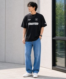 STARTER（スターター）の「STARTER スターター メンズ半袖Tシャツ デザインロゴ ゲームシャツ（Tシャツ/カットソー）」