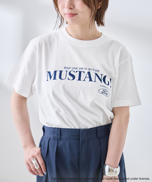 GOOD ROCK SPEED(グッドロックスピード)の「GOOD ROCK SPEED/グッドロックスピード MUSTANG SS Tシャツ(Tシャツ/カットソー・レディース・ホワイト・FREE)」の16枚目の写真