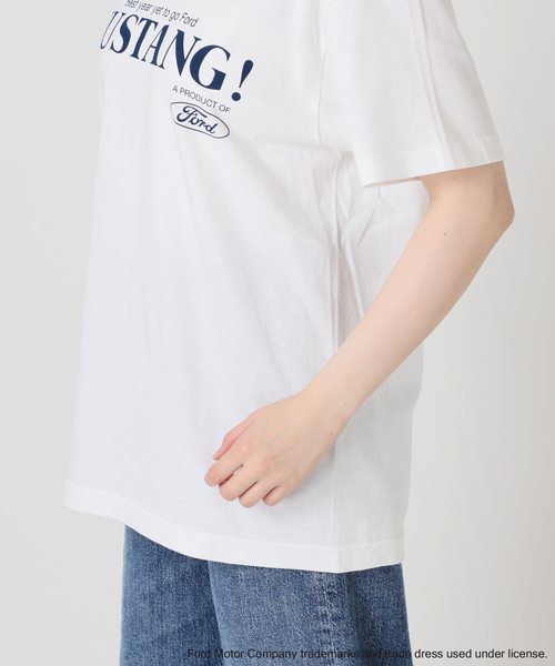 GOOD ROCK SPEED(グッドロックスピード)の「GOOD ROCK SPEED/グッドロックスピード MUSTANG SS Tシャツ(Tシャツ/カットソー・レディース・ホワイト・FREE)」の3枚目の写真