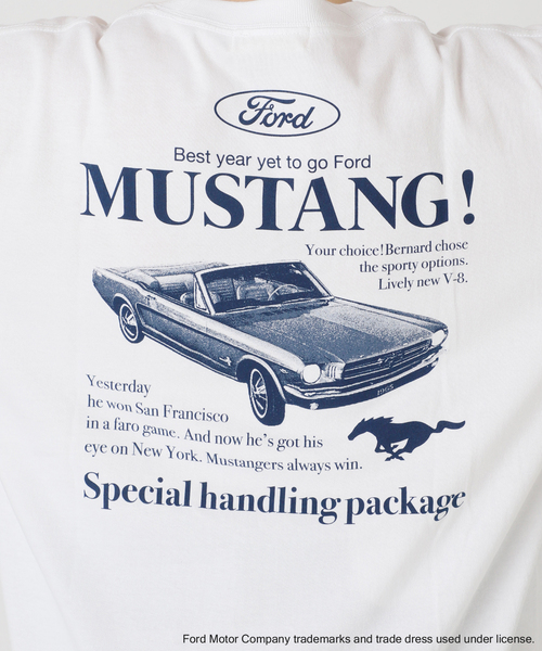 GOOD ROCK SPEED(グッドロックスピード)の「GOOD ROCK SPEED/グッドロックスピード MUSTANG SS Tシャツ(Tシャツ/カットソー・レディース・ホワイト・FREE)」の5枚目の写真