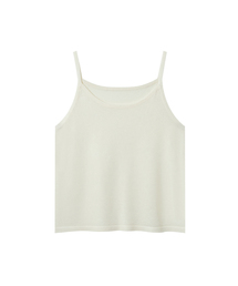 MORVE13（モルブ13）の「オルセンラウンドニットノースリーブ（Tシャツ/カットソー）」