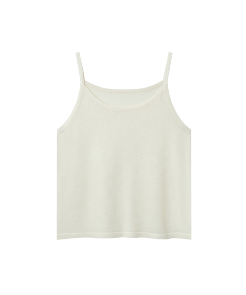 MORVE13(モルブ13)の「オルセンラウンドニットノースリーブ(Tシャツ/カットソー・レディース・レッド/ブラック/クリーム/グリーン系その他・FREE)」の1枚目の写真
