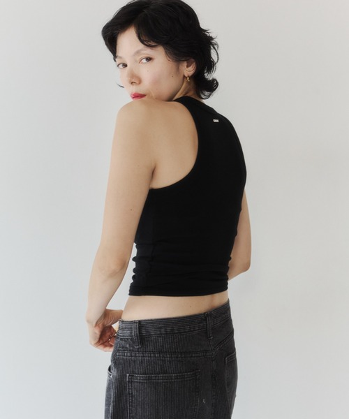 VION(ヴィオン)の「アメリカンスリーブタンクトップ / American Sleeve Tank Top(タンクトップ・レディース・ワイン/ホワイト/ブラック・FREE)」の16枚目の写真