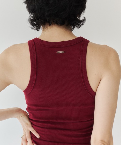 VION(ヴィオン)の「アメリカンスリーブタンクトップ / American Sleeve Tank Top(タンクトップ・レディース・ワイン/ホワイト/ブラック・FREE)」の10枚目の写真