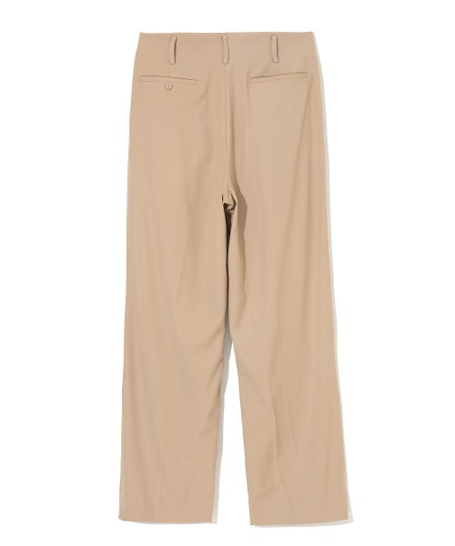 MODE COMMUTER（モードコミューター）の「[MC by HIDETAKA FUKUZONO  COLLECTION] HOLLY WOOD TOP PANTS（スラックス・メンズ・ベージュ/ブラック・SMALL/MEDIUM/LARGE）」の4枚目の写真