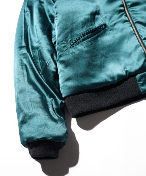 THRIFTY LOOK(スリフティールック)の「THRIFTY LOOK / スリフティールック SUNDERSTORM SOUVENIR PADDED BLOUSON サンダーストーム スーベニア 中綿ブルゾン(ブルゾン・メンズ・ブラック系その他/ブラック系その他2/ブラック・SMALL/MEDIUM/LARGE)」の18枚目の写真