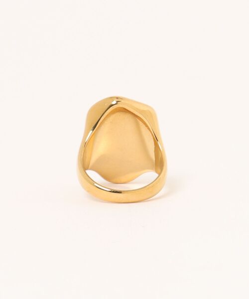 novice（ノーヴィス）の「【novice】Shell Signet Ring［Stainless］（リング・レディース・シルバー/ゴールド・11/16）」の7枚目の写真