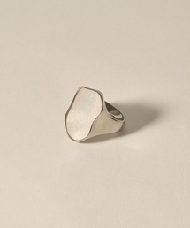 【novice】Shell Signet Ring［Stainless］