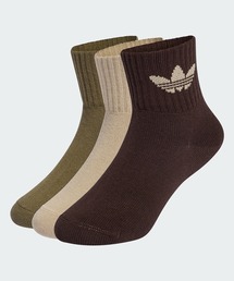 adidas（アディダス）の「ミッドカット アンクルソックス 3足組 / アディダスオリジナルス adidas Originals（ソックス/靴下）」