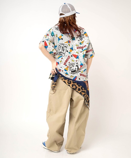 RNA（アールエヌエー）の「M2741 JUNKサンデープリントルーズT（Tシャツ/カットソー・レディース・キナリ/ブラック・MEDIUM）」の12枚目の写真