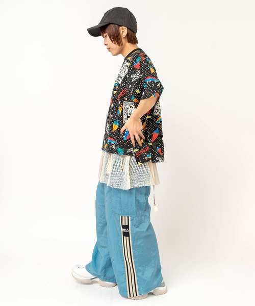 RNA（アールエヌエー）の「M2741 JUNKサンデープリントルーズT（Tシャツ/カットソー・レディース・キナリ/ブラック・MEDIUM）」の14枚目の写真