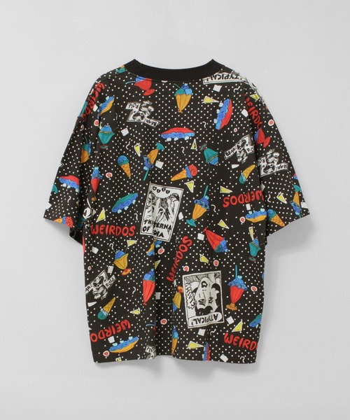 RNA（アールエヌエー）の「M2741 JUNKサンデープリントルーズT（Tシャツ/カットソー・レディース・キナリ/ブラック・MEDIUM）」の19枚目の写真