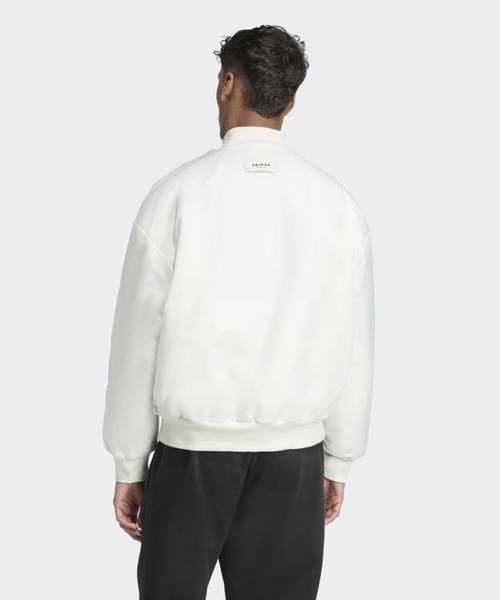 adidas（アディダス）の「スタジアム ボンバー / アディダス adidas（ブルゾン・メンズ・ホワイト・MEDIUM/X-LARGE/XX-LARGE/3XL/LARGE）」の2枚目の写真