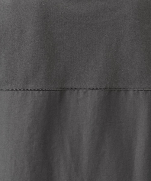 LEPSIM（レプシィム）の「異素材ドロストチュニックSS　1054480（Tシャツ/カットソー・レディース・ブラック/グレー・FREE）」の19枚目の写真
