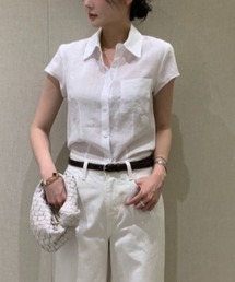 襟付き半袖シャツ