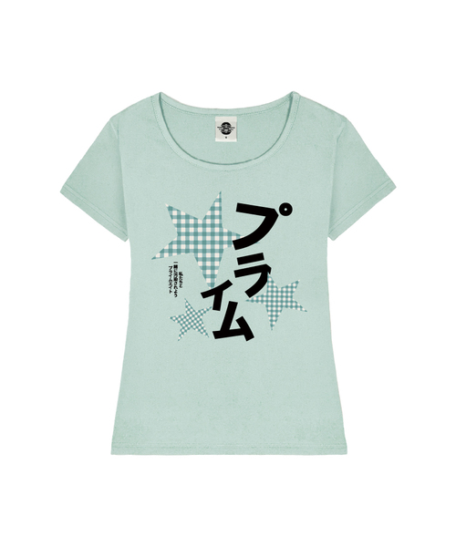 PRIMATE(プライメイト)の「CHECK MILKY レディース Uネックスリムフィット半袖Tシャツ 6 COLORS(Tシャツ/カットソー・レディース・ミント/ブラック/ホワイト/ネイビー/ピンク・SMALL/MEDIUM)」の3枚目の写真