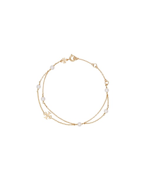 TORY BURCH(トリーバーチ)の「ムーンダンス レイヤード パール ブレスレット(ブレスレット・レディース・ゴールド・ONE SIZE)」の1枚目の写真