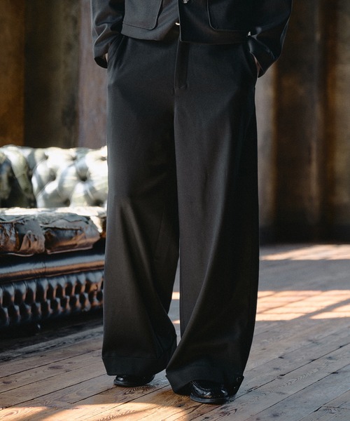 Regen Glanz(レーゲングランツ)の「Double Button Design Slacks / ダブルボタンデザインスラックス(スラックス・メンズ・ブラック・MEDIUM/LARGE/SMALL)」の16枚目の写真