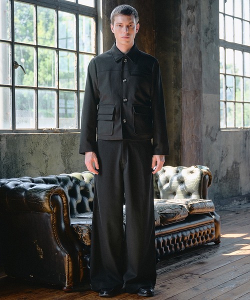 Regen Glanz(レーゲングランツ)の「Double Button Design Slacks / ダブルボタンデザインスラックス(スラックス・メンズ・ブラック・MEDIUM/LARGE/SMALL)」の18枚目の写真