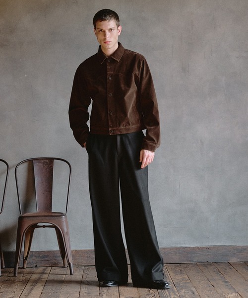 Regen Glanz(レーゲングランツ)の「Double Button Design Slacks / ダブルボタンデザインスラックス(スラックス・メンズ・ブラック・MEDIUM/LARGE/SMALL)」の6枚目の写真