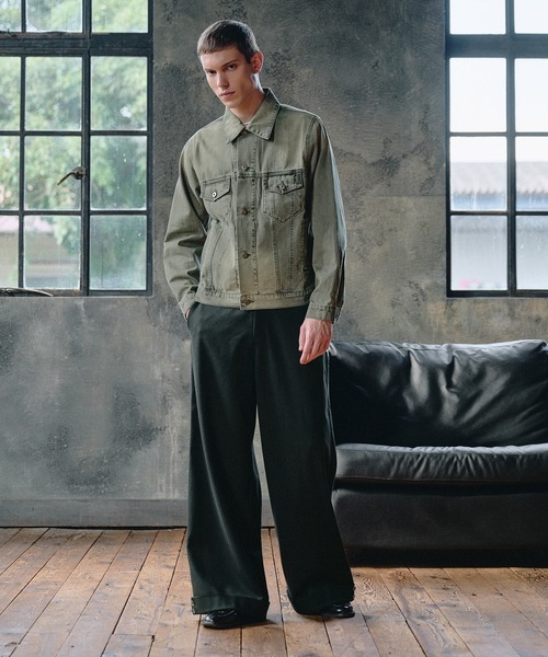 Regen Glanz(レーゲングランツ)の「Double Button Design Slacks / ダブルボタンデザインスラックス(スラックス・メンズ・ブラック・MEDIUM/LARGE/SMALL)」の8枚目の写真