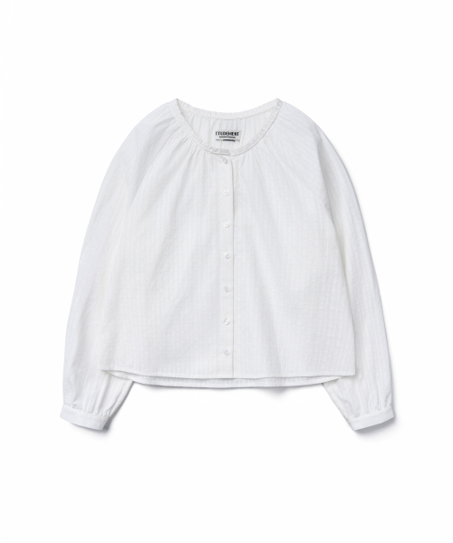 TTUDEMENT(トュードメント)の「FRILLED NECK LONG-SLEEVE BLOUSE_IVORY(シャツ/ブラウス・レディース・その他・FREE)」の5枚目の写真