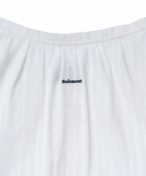 TTUDEMENT(トュードメント)の「FRILLED NECK LONG-SLEEVE BLOUSE_IVORY(シャツ/ブラウス・レディース・その他・FREE)」の8枚目の写真