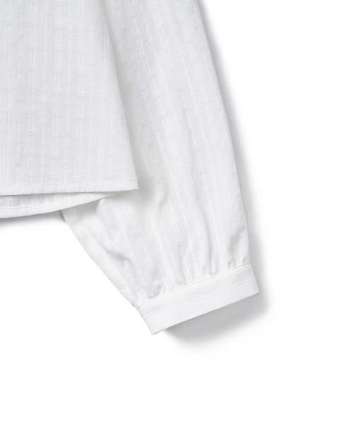 TTUDEMENT(トュードメント)の「FRILLED NECK LONG-SLEEVE BLOUSE_IVORY(シャツ/ブラウス・レディース・その他・FREE)」の9枚目の写真
