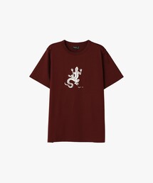メンズ アイコニック コットン 半袖 Tシャツ "Lezard"