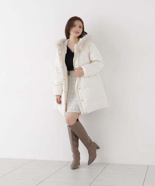 PROPORTION BODY DRESSING(プロポーションボディドレッシング)の「キラ付きハートネック総針トップス / 1216270906(ニット/セーター・レディース・ブラック/ホワイト系その他/グリーン/ブラウン・FREE)」の10枚目の写真