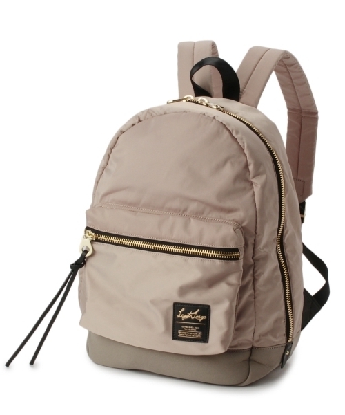 HusHusH(ハッシュアッシュ)の「ナイロンラウンドリュック(バックパック/リュック・レディース・ベージュ/グレー/ブラック・00)」の3枚目の写真