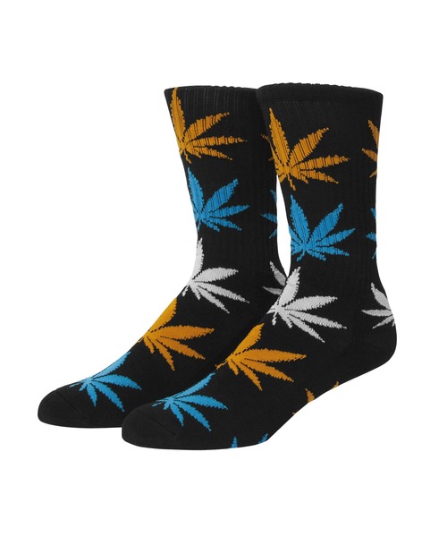 HUF(ハフ)の「PLANTLIFE REPEAT SOCKS(ソックス/靴下・メンズ・ブラック/ホワイト・O/S)」の2枚目の写真