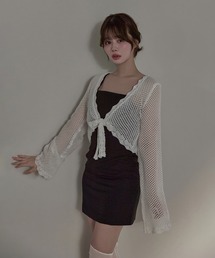 Mesh almashort bolero set / メッシュアルマショートボレロセットドレス