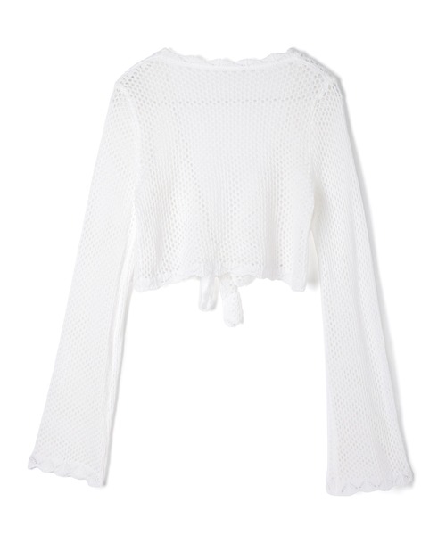 M DOLLY(エムドリー)の「Mesh almashort bolero set / メッシュアルマショートボレロセットドレス(ワンピース・レディース・ブラック/ベージュ・FREE)」の21枚目の写真