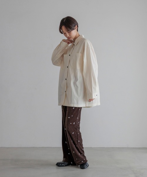 LOWRYS FARM(ローリーズファーム)の「オーバーBOXシャツ 1051616(シャツ/ブラウス・レディース・ホワイト/カーキ/ピンク・FREE)」の5枚目の写真