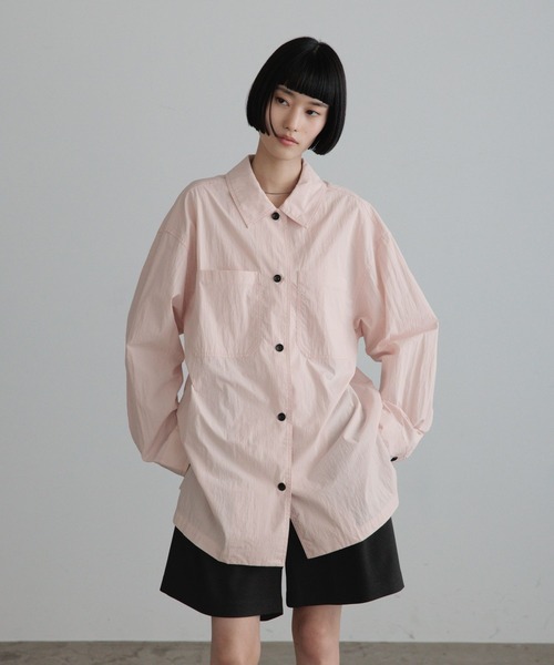 LOWRYS FARM(ローリーズファーム)の「オーバーBOXシャツ 1051616(シャツ/ブラウス・レディース・ホワイト/カーキ/ピンク・FREE)」の11枚目の写真