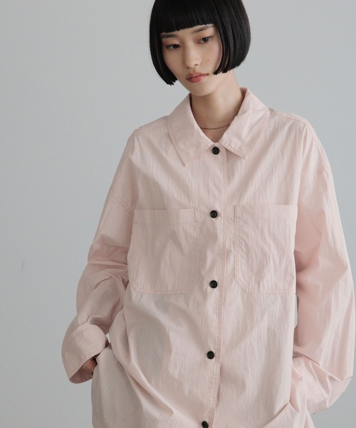 LOWRYS FARM(ローリーズファーム)の「オーバーBOXシャツ 1051616(シャツ/ブラウス・レディース・ホワイト/カーキ/ピンク・FREE)」の12枚目の写真