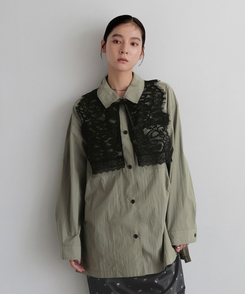 LOWRYS FARM(ローリーズファーム)の「オーバーBOXシャツ 1051616(シャツ/ブラウス・レディース・ホワイト/カーキ/ピンク・FREE)」の17枚目の写真
