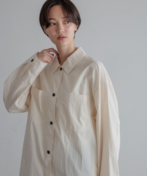 LOWRYS FARM(ローリーズファーム)の「オーバーBOXシャツ 1051616(シャツ/ブラウス・レディース・ホワイト/カーキ/ピンク・FREE)」の8枚目の写真