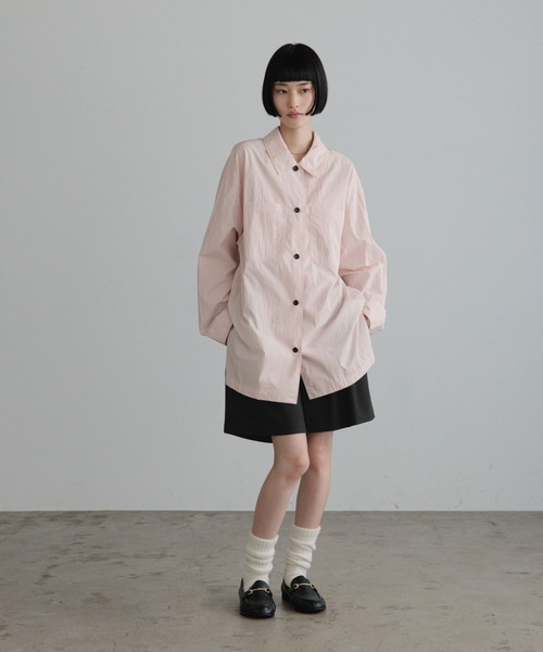 LOWRYS FARM(ローリーズファーム)の「オーバーBOXシャツ 1051616(シャツ/ブラウス・レディース・ホワイト/カーキ/ピンク・FREE)」の9枚目の写真