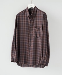 STUDIOUS(�X�e���f�B�I�X)�́ySTUDIOUS�zCupraAmunzen  Shirts Check(�V���c/�u���E�X)
