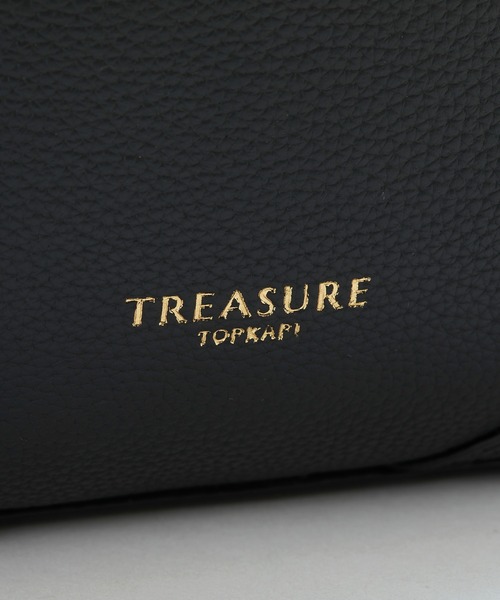 TREASURE TOPKAPI（トレジャートプカピ）の「【TREASURE TOPKAPI】シュリンクレザー ワンハンドル 2WAY ミニ ショルダーバッグ（ショルダーバッグ・レディース・ブラック/ブラウン/グレイッシュベージュ・FREE）」の12枚目の写真
