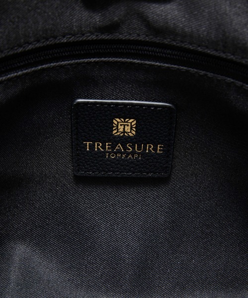 TREASURE TOPKAPI（トレジャートプカピ）の「【TREASURE TOPKAPI】シュリンクレザー ワンハンドル 2WAY ミニ ショルダーバッグ（ショルダーバッグ・レディース・ブラック/ブラウン/グレイッシュベージュ・FREE）」の20枚目の写真