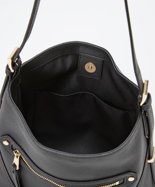 TREASURE TOPKAPI（トレジャートプカピ）の「【TREASURE TOPKAPI】シュリンクレザー ワンハンドル 2WAY ミニ ショルダーバッグ（ショルダーバッグ・レディース・ブラック/ブラウン/グレイッシュベージュ・FREE）」の21枚目の写真