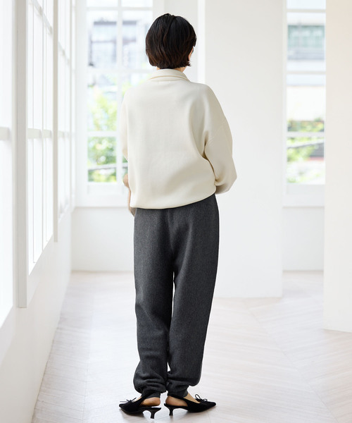 IENA(イエナ)の「接結ジョガーパンツ(その他パンツ・レディース・グレー/キャメル・38/36)」の20枚目の写真