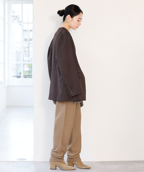 IENA(イエナ)の「接結ジョガーパンツ(その他パンツ・レディース・グレー/キャメル・38/36)」の7枚目の写真