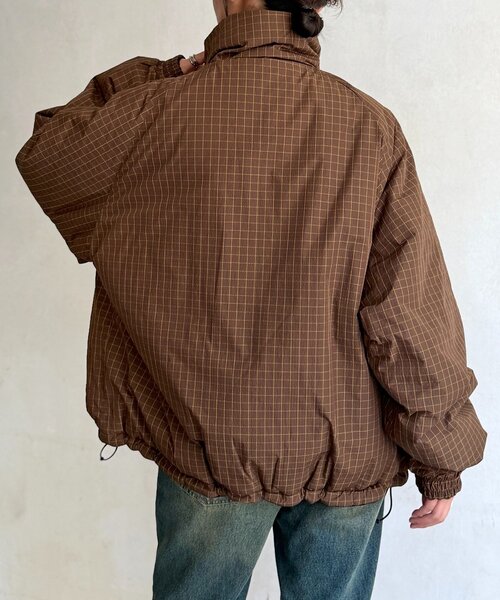 CPCM(シーピーシーエム)の「リバーシブル中綿スタンドブルゾン(ブルゾン・メンズ・ブラウン/ネイビー/グリーン・MEDIUM/LARGE)」の7枚目の写真